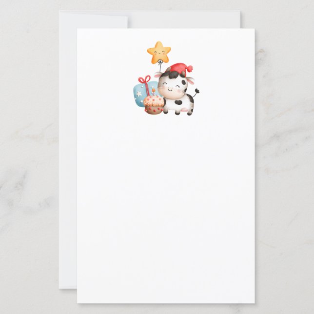 Vaca Sorrindo - Um Bom Aniversário (Frente)