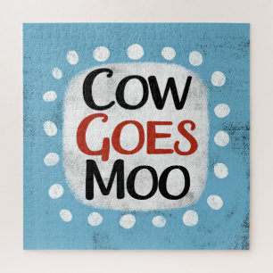 Vaca vira Quebra-cabeça Moo Jigsera