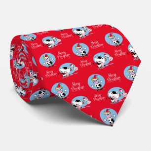 Vacas do Natal com a gravata dos chapéus do papai