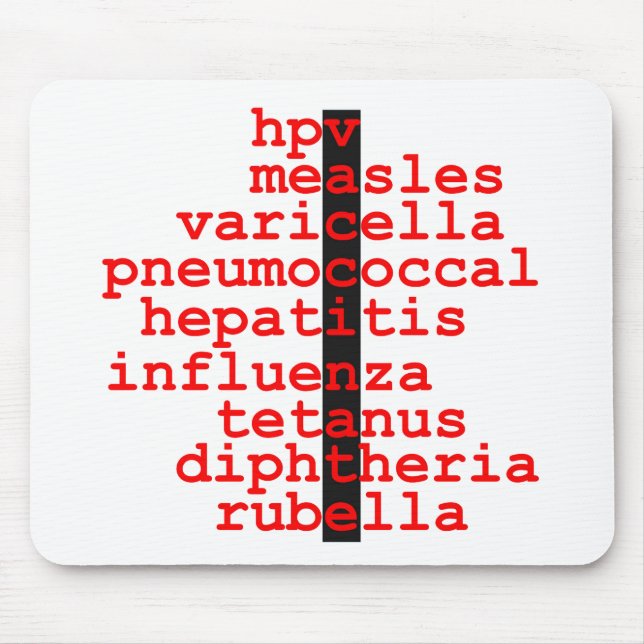 Vacinar mouse pad (Frente)