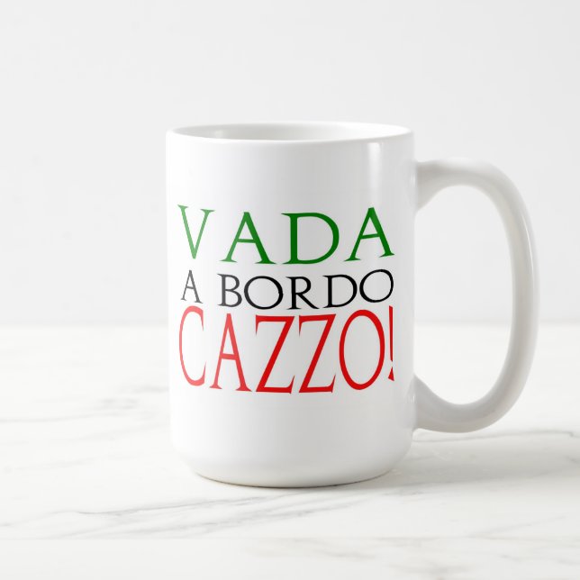 Vada uma caneca de Cazzo do bordo (Direita)
