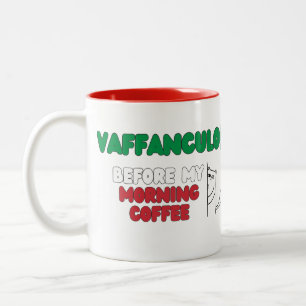 Vaffanculo antes do meu café da manhã - caneca eng