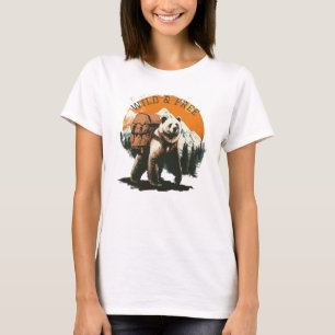 Vague Selvagem, Percorra Livre – Camiseta de Urso