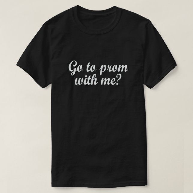 VAI AO BAILE DE FORMATURA COMIGO? CAMISA PRONTA (Frente do Design)