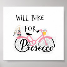 VAI BIKE PARA O PROSECCO POSTER