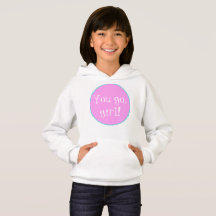Vai, garota! Hoodie Sweatshirt