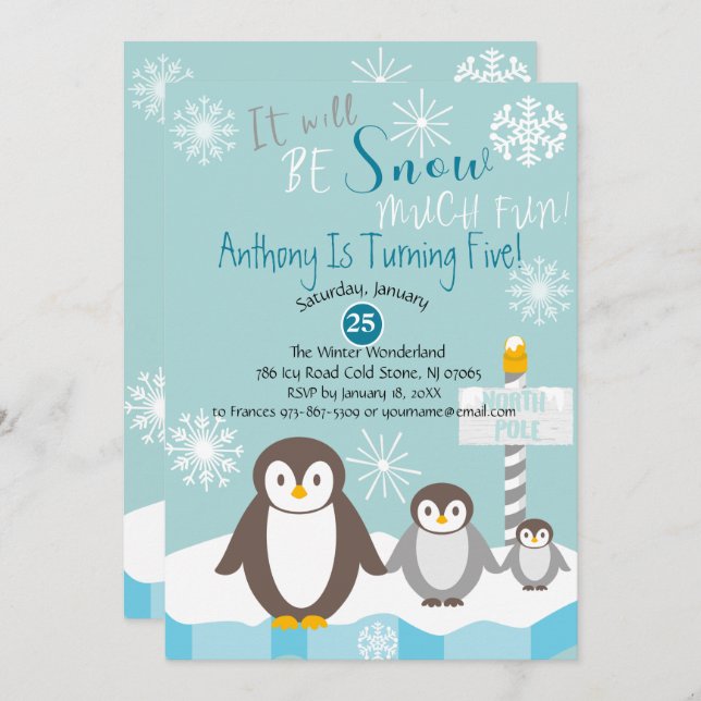 Vai Ser Um Convite De Noite Muito Divertido (Frente/Verso)