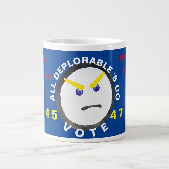 Vai votar caneca deplorável (Frente)