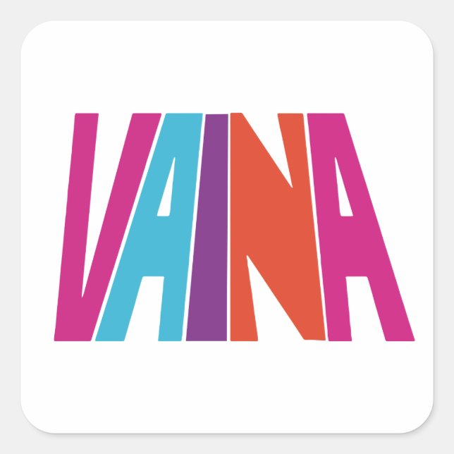 Vaina adesivo quadrado de 1,5 pol (Frente)