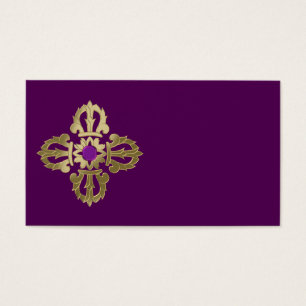 Vajra golden buddhist symbol