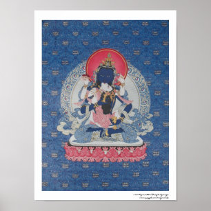 Vajrasattva e poster do associado