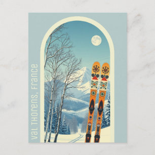 Val Thorens França — Cartão postal de esqui