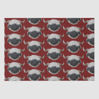 Valais Blacknose Papel para tecidos de ovelha