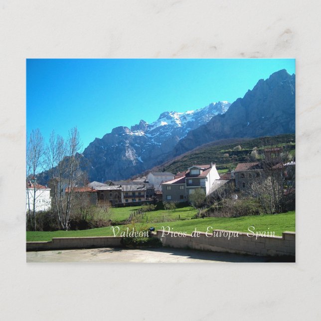 Valdeon - Picos de Europa - cartão postal (Frente)