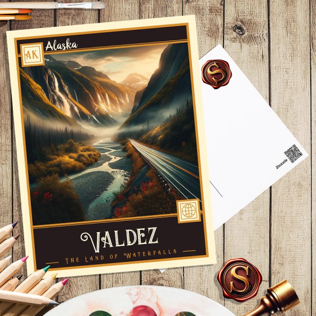 Valdez, Alasca | Cartão Postal Antigo (Criador carregado)