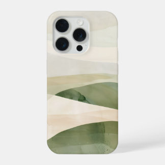 Vale de Sage Paisagem Abstrata – Verde Boho Suave