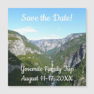 Vale de Yosemite no Parque Nacional de Yosemite