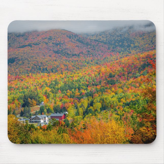 Vale do Mt. Washington em Mousepad de outono (Frente)