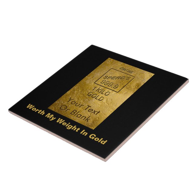 Vale Meu Peso Em Dourado (Lateral)