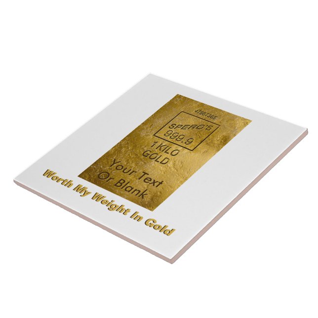 Vale Meu Peso Em Dourado (Lateral)