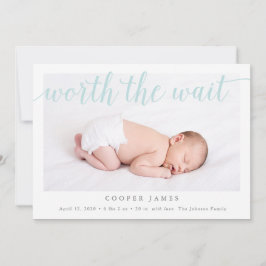 Vale o Anúncio Esperar Nascimento da Foto