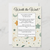 Vale O Convite Para Chá de fraldas De Adoção De Es