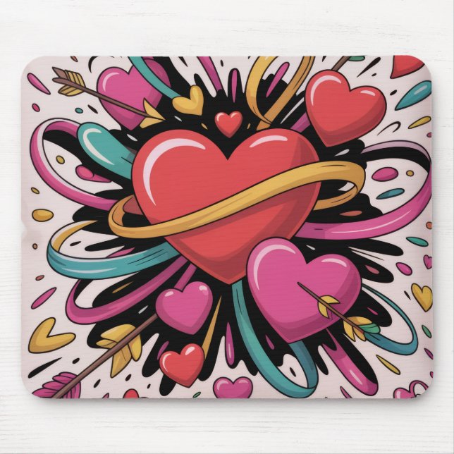 Valentine’s Day Mousepad | Romantic (Frente)