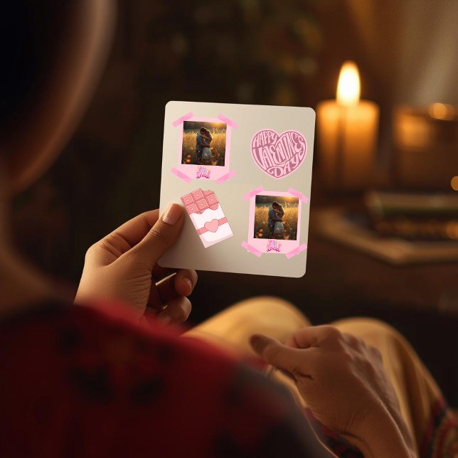 Valentine’s Day Personalized Flat Card (Criador carregado)