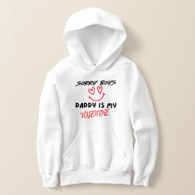 Valentine’s Day Sweatshirt, Daddy Is My Valentine (Postura )