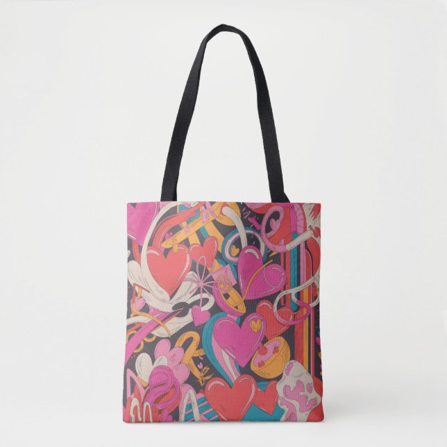 Valentine’s Day Tote Bag | Romantic, Cute (Frente)