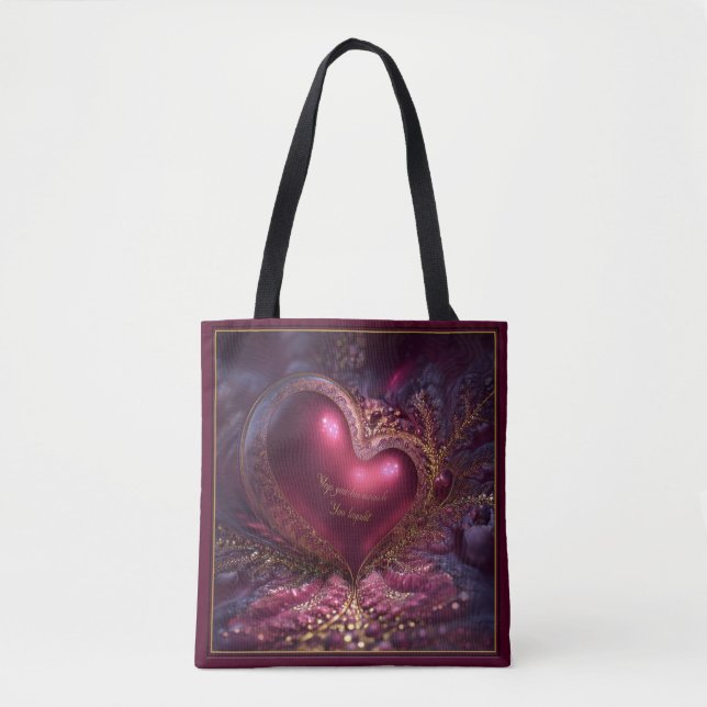 Valentine’s Day Tote Bag | Romantic, Cute (Frente)