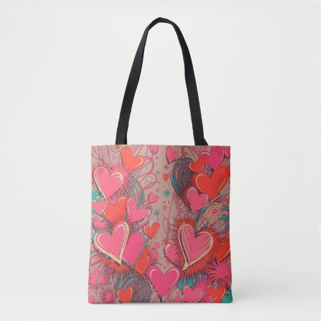 Valentine’s Day Tote Bag | Romantic, Cute (Frente)
