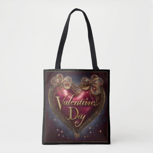Valentine’s Day Tote Bag | Romantic, Cute (Frente)