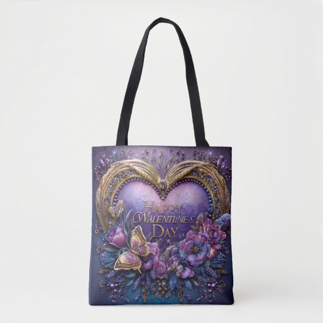 Valentine’s Day Tote Bag | Romantic, Cute (Frente)