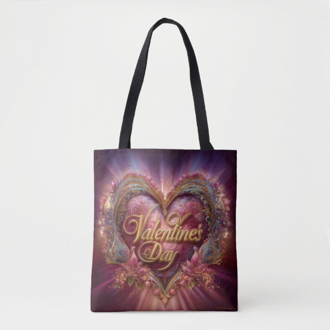 Valentine’s Day Tote Bag | Romantic, Cute (Frente)