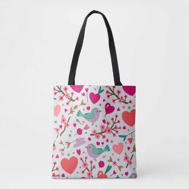 Valentine’s Day Tote Bag | Romantic, Cute (Frente)