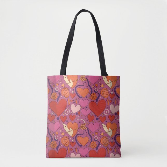 Valentine’s Day Tote Bag | Romantic, Cute (Frente)