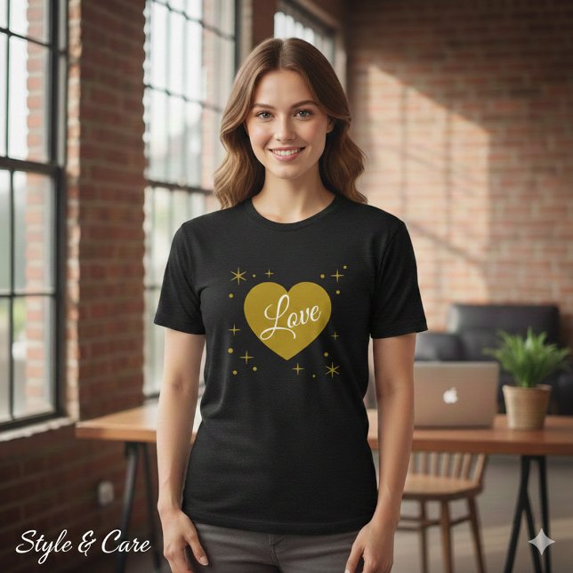 Valentine’s Heart Graphic Designed (Valentine’s Heart Graphic Designed Tri-Blend Shirt)