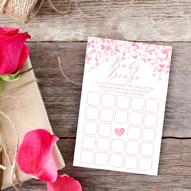 Valentine's Day Baby Shower Bingo Game (Criador carregado)