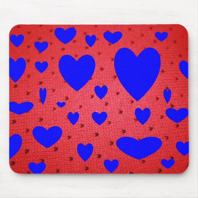 Valetine azul Mousepad (Frente)
