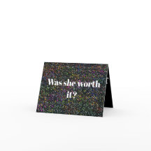 Valeu a pena? Cartões de agradecimentos