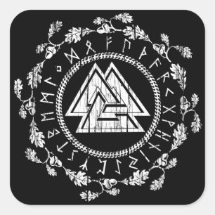 Valknut - etiqueta dos Runes