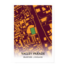 Valley Parade Poster - Home of Bradford City AFC
