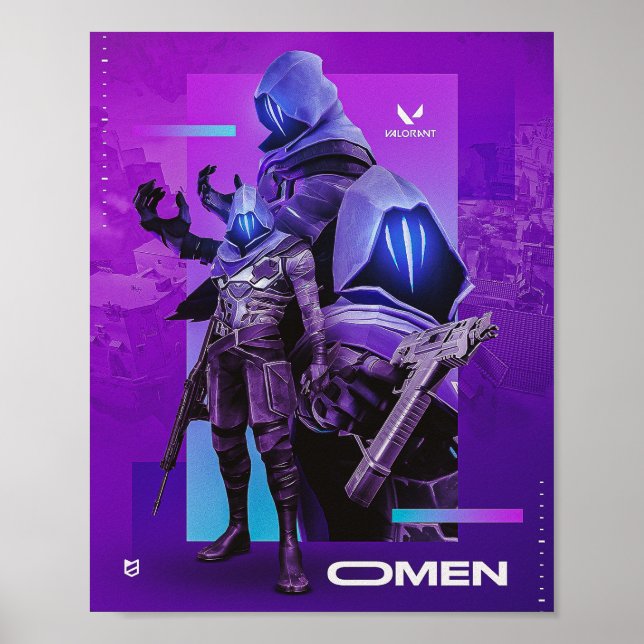 Valorant omen poster (Frente)