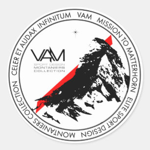 VAM: Etiqueta de Matterhorn Montaniers Zermatt