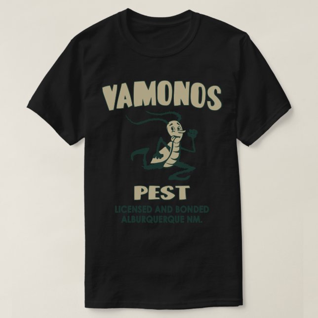 Vamonos Pest Camisa Clássica (Frente do Design)