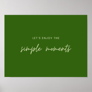 vamos aproveita os momentos simples Impressões
