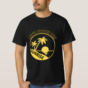 Vamos Assista ao Mar Retro de Camisa do Sol no Ver
