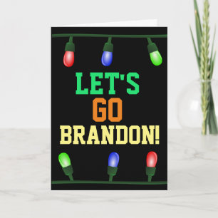 VAMOS BRANDON! CARTÕES DE NATAL ANTI-BIDEN