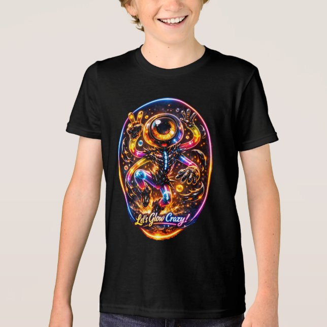 Vamos Brilhar Loucamente – Design de Energia Alien (Frente)